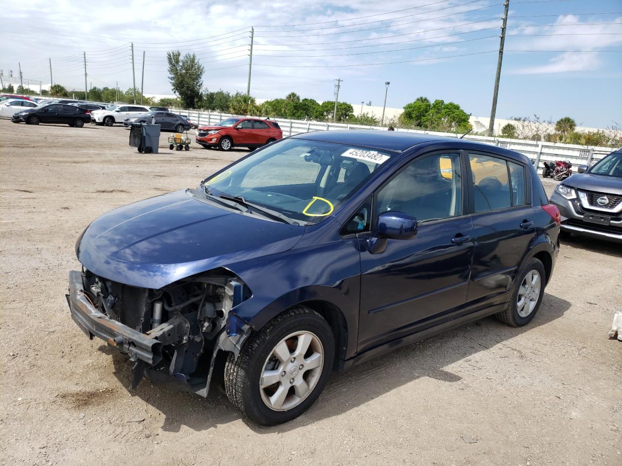 Photo 2 from auction – 2008 NISSAN VERSA S with VIN 3N1BC13E48L423372