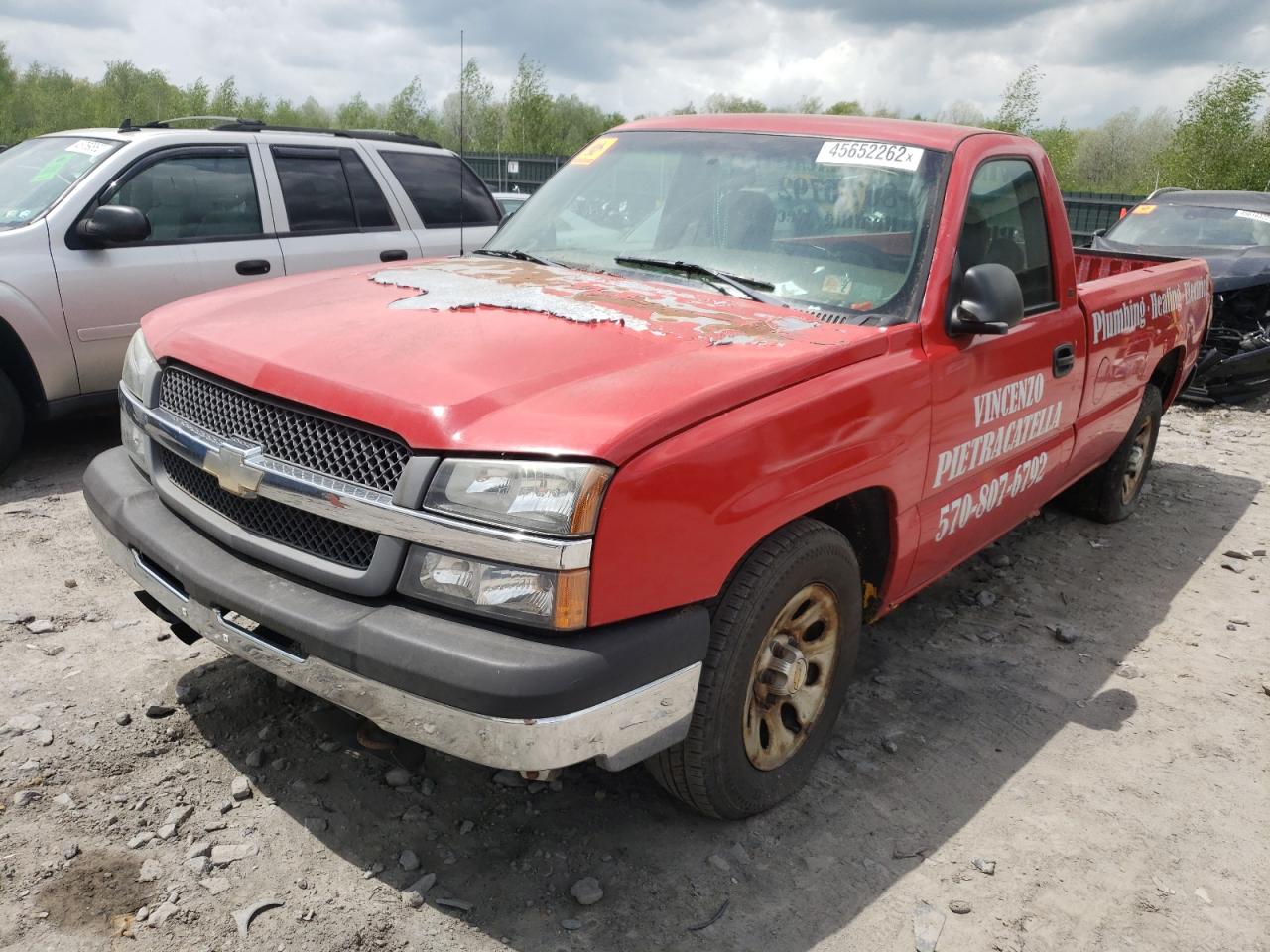 Photo 2 from auction – 2005 CHEVROLET SILVERADO with VIN 1GCEC14X05Z101424
