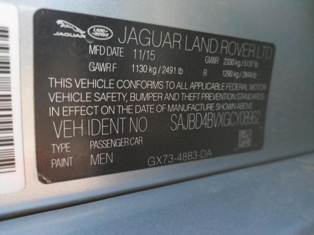 Photo 10 from auction – 2016 JAGUAR XF PREMIUM with VIN SAJBD4BVXGCY08962