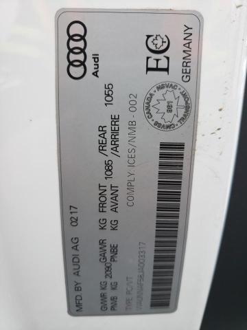 Photo 10 from auction – 2018 AUDI A5 PREMIUM with VIN WAUNNAF58JA003317