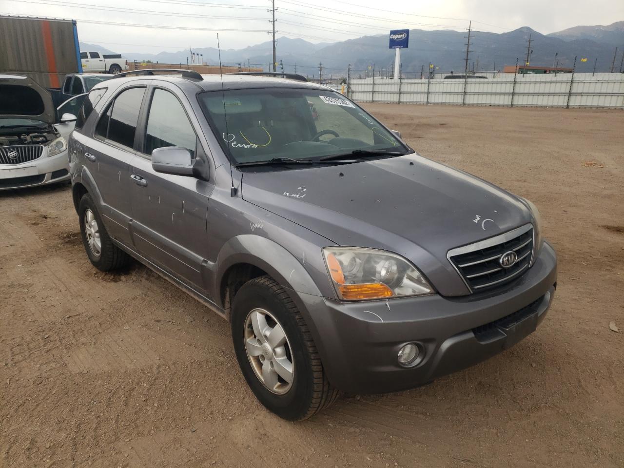 KIA SORENTO EX 2007 with VIN KNDJC736075715832 - Photo from auction