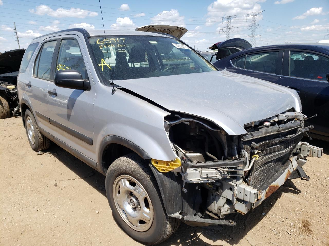 HONDA CR-V LX 2004 with VIN JHLRD68434C001026 - Photo from auction