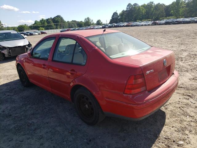 Photo 3 from auction – 2002 VOLKSWAGEN JETTA with VIN 3VWRB69M02M100641