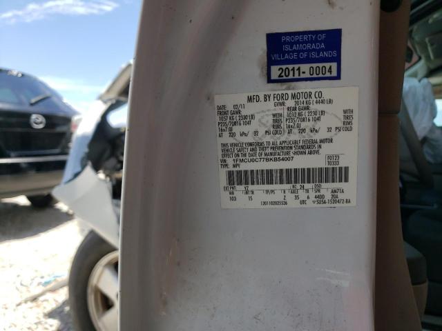 Photo 10 from auction – 2011 FORD ESCAPE XLS with VIN 1FMCU0C77BKB54007