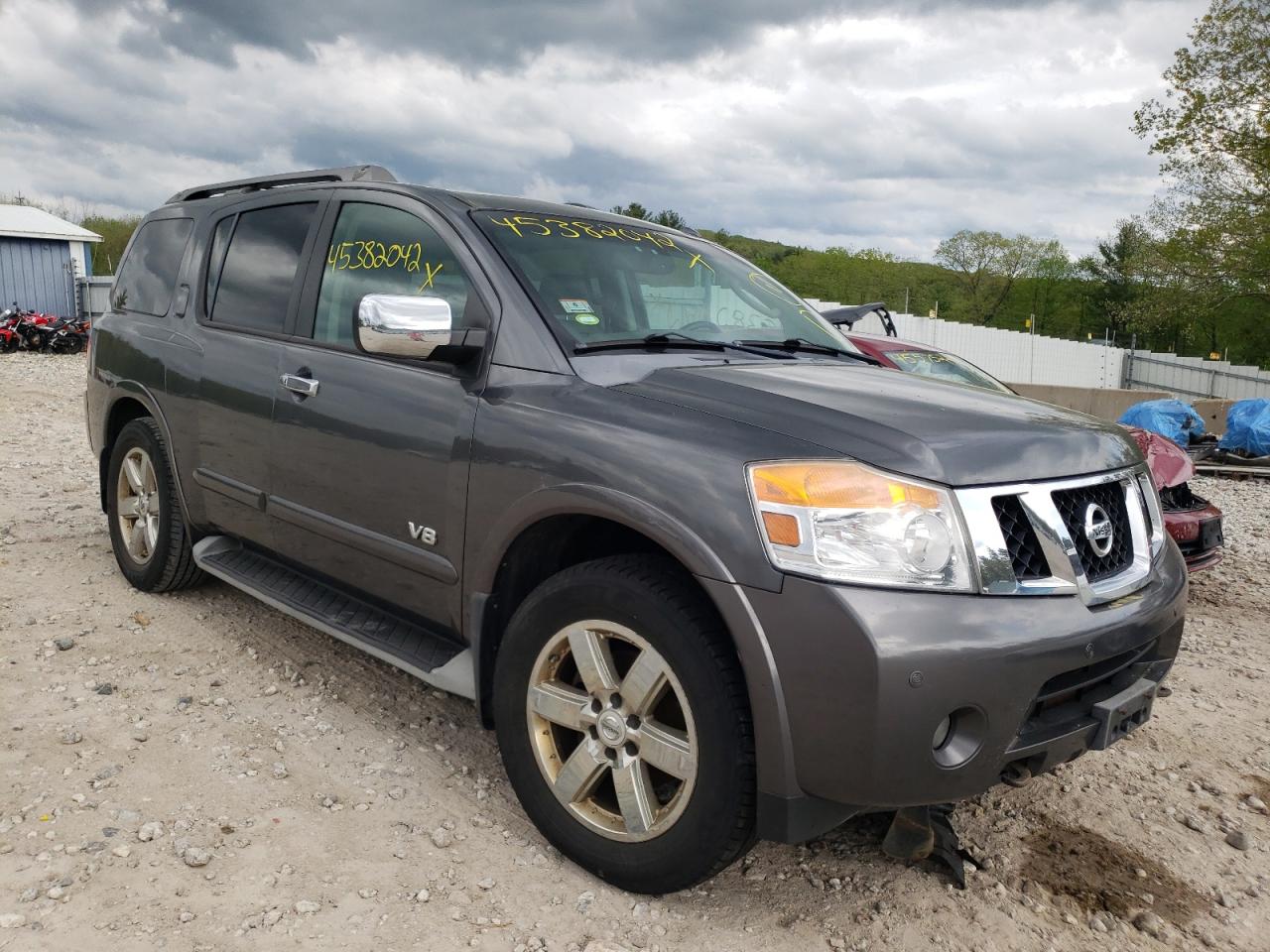 NISSAN ARMADA SE 2008 with VIN 5N1AA08C99N607882 - Photo from auction