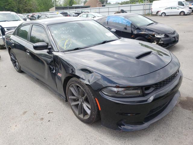 DODGE CHARGER SC 2019 with VIN 2C3CDXGJ0KH756911 - Photo from auction
