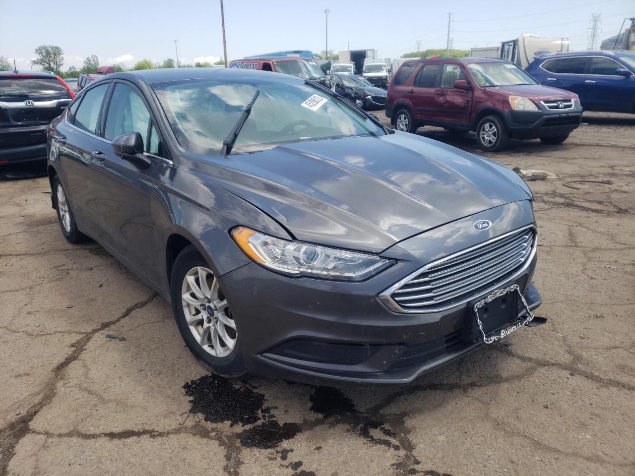 FORD FUSION S 2017 with VIN 3FA6P0G78HR151209 - Photo from auction