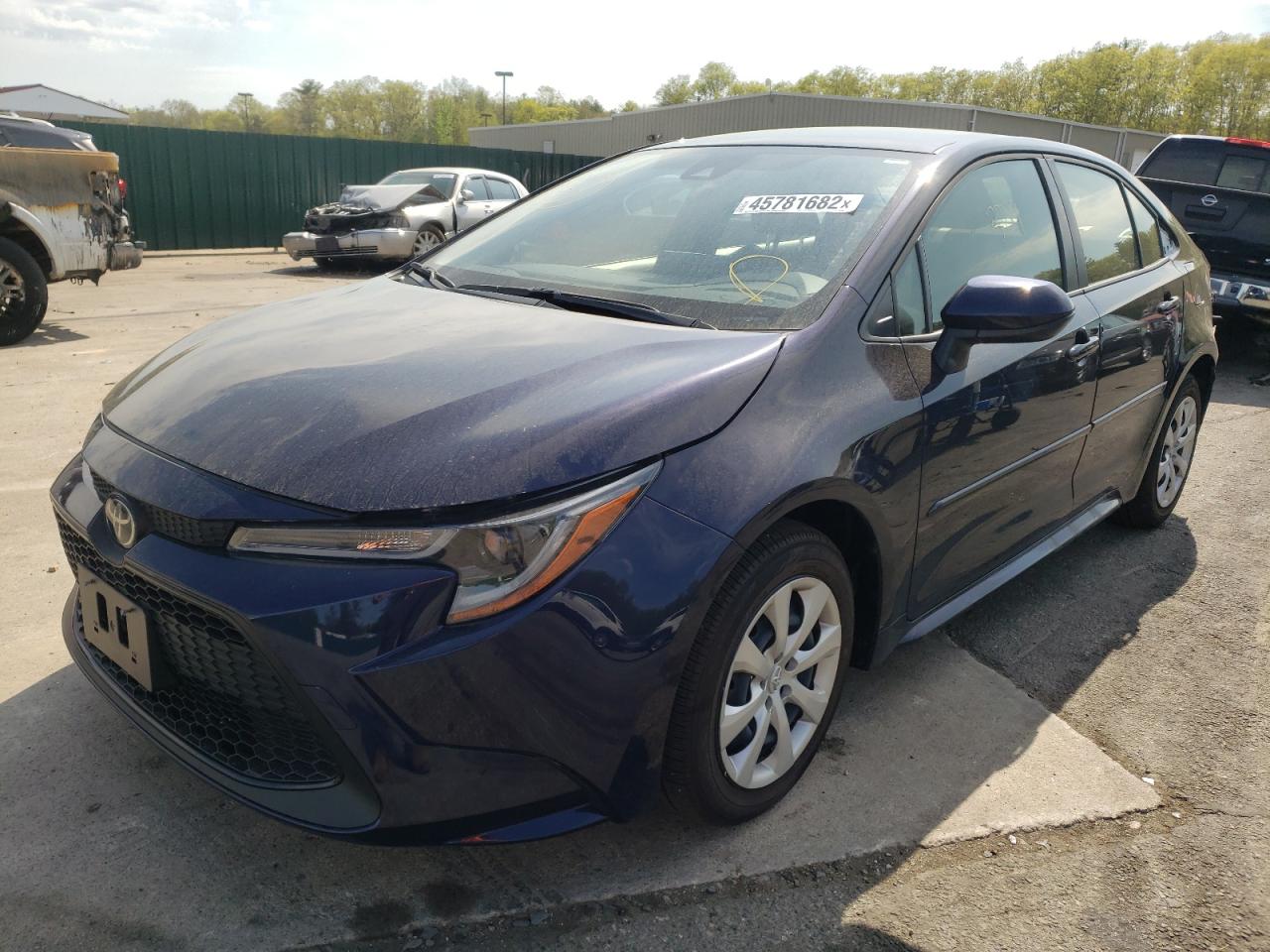 Photo 2 from auction – 2022 TOYOTA COROLLA LE with VIN JTDEPMAE3NJ199386