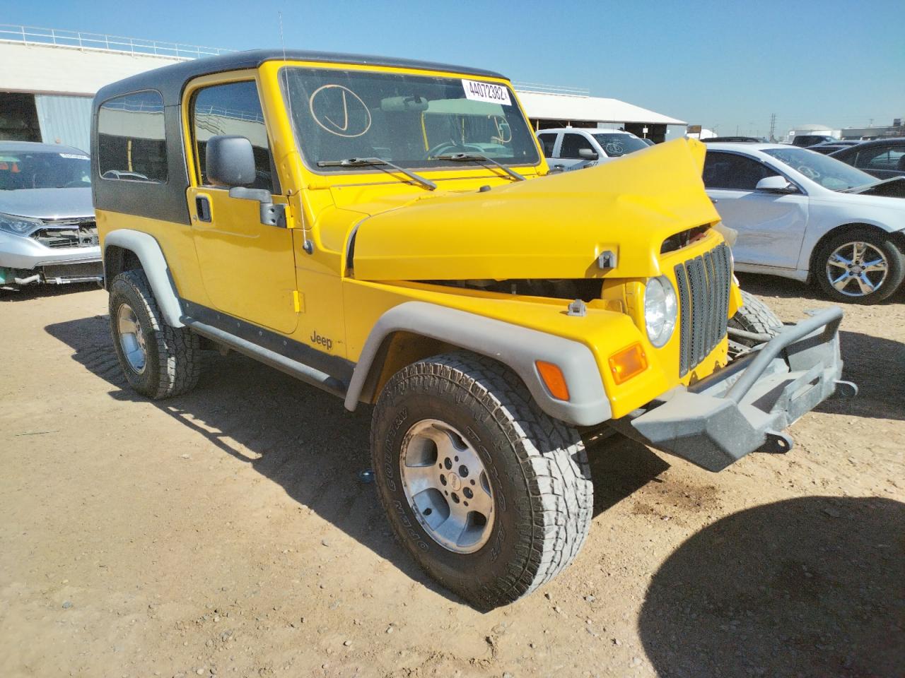 JEEP WRANGLER / 2006 with VIN 1J4FA44S76P776615 - Photo from auction