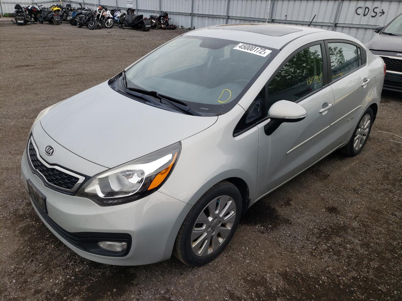 Photo 2 from auction – 2013 KIA RIO EX with VIN KNADN4A38D6097225