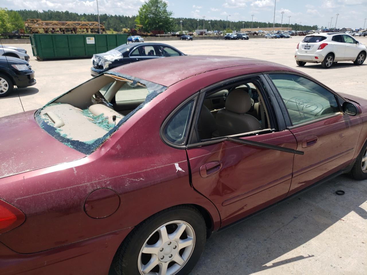 Photo 9 from auction – 2006 FORD TAURUS SEL with VIN 1FAFP56U56A182932