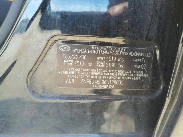 Photo 10 from auction – 2006 HYUNDAI SONATA GLS with VIN 5NPEU46F96H128035