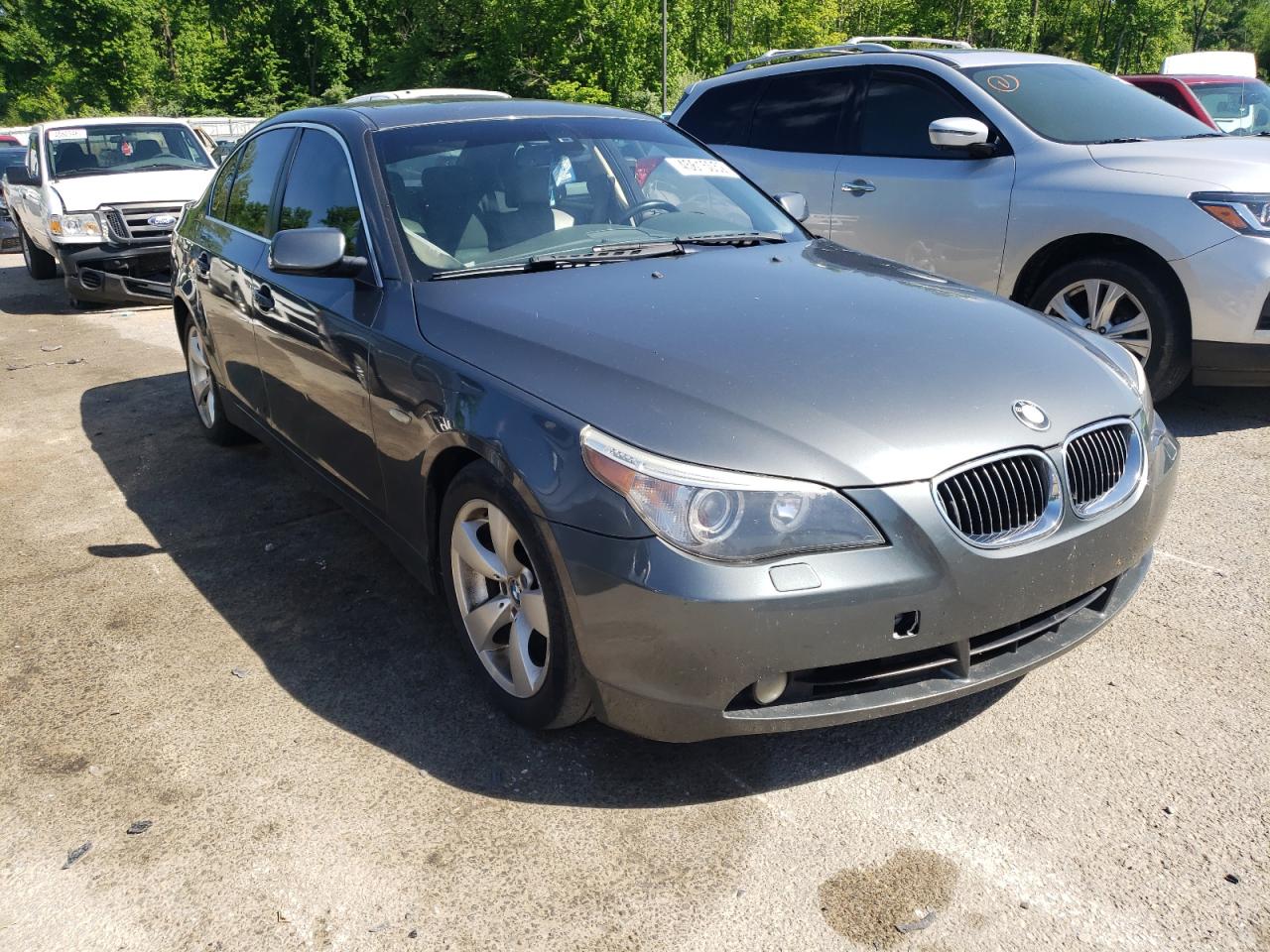 BMW 525 I 2007 with VIN WBANE53597CY07019 - Photo from auction