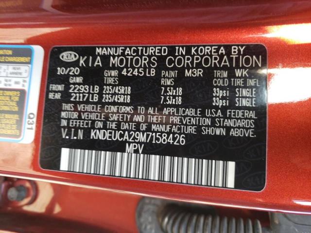 Photo 10 from auction – 2021 KIA SELTOS S with VIN KNDEUCA29M7158426