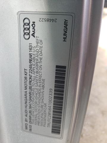 Photo 10 from auction – 2004 AUDI TT with VIN TRUTC28N641002339