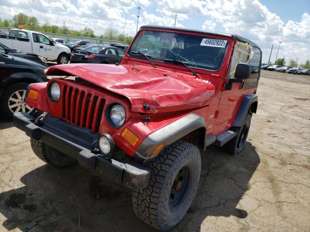 Photo 2 from auction – 2004 JEEP WRANGLER X with VIN 1J4FA39S64P726773