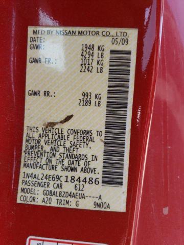 Photo 10 from auction – 2009 NISSAN ALTIMA 2.5 with VIN 1N4AL24E69C184486