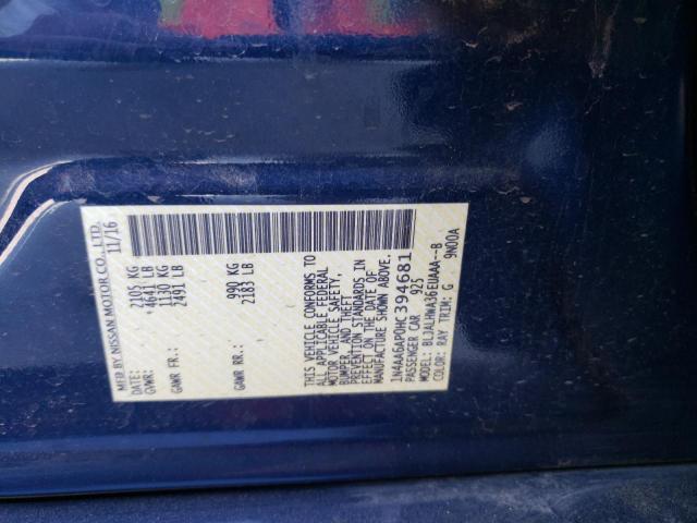 Photo 10 from auction – 2017 NISSAN MAXIMA 3.5 with VIN 1N4AA6AP0HC394681