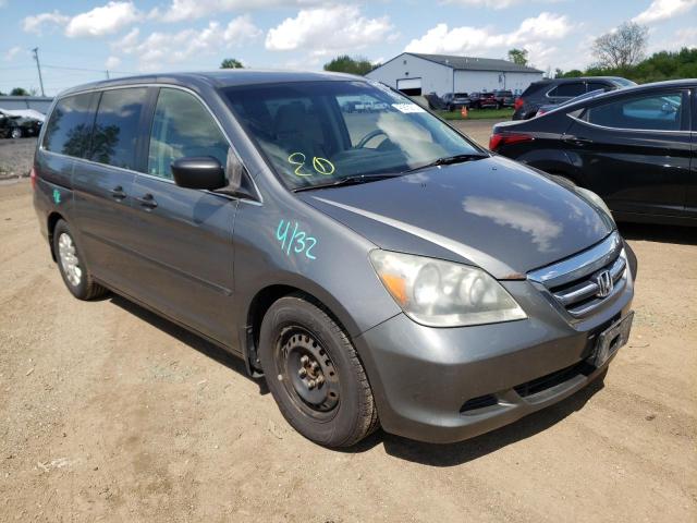 HONDA ODYSSEY LX 2007 with VIN 5FNRL382X7B062149 - Photo from auction