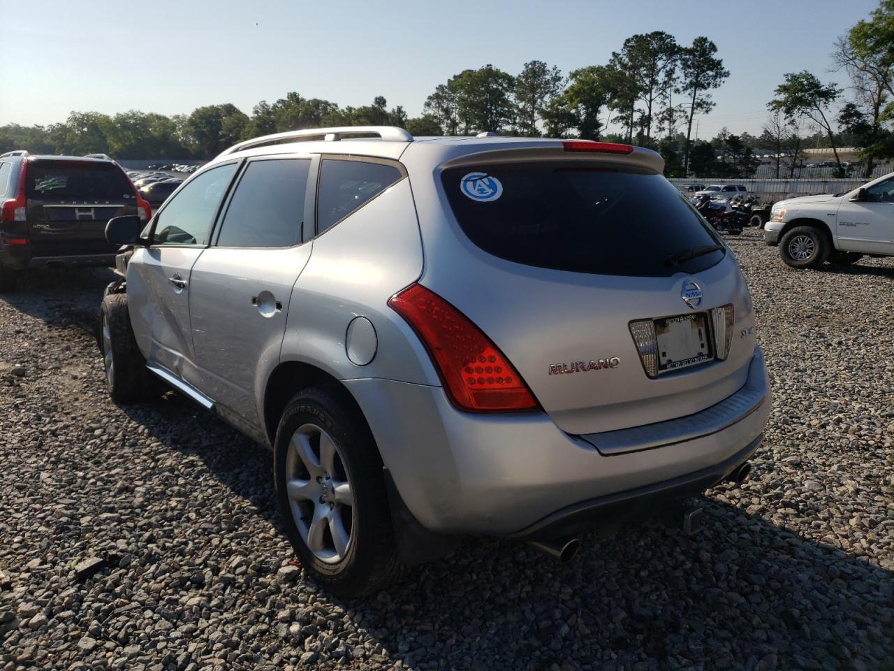 Photo 3 from auction – 2007 NISSAN MURANO SL with VIN JN8AZ08WX7W601933