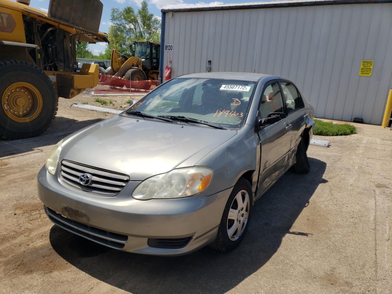 Photo 2 from auction – 2003 TOYOTA COROLLA CE with VIN 1NXBR32E63Z149403