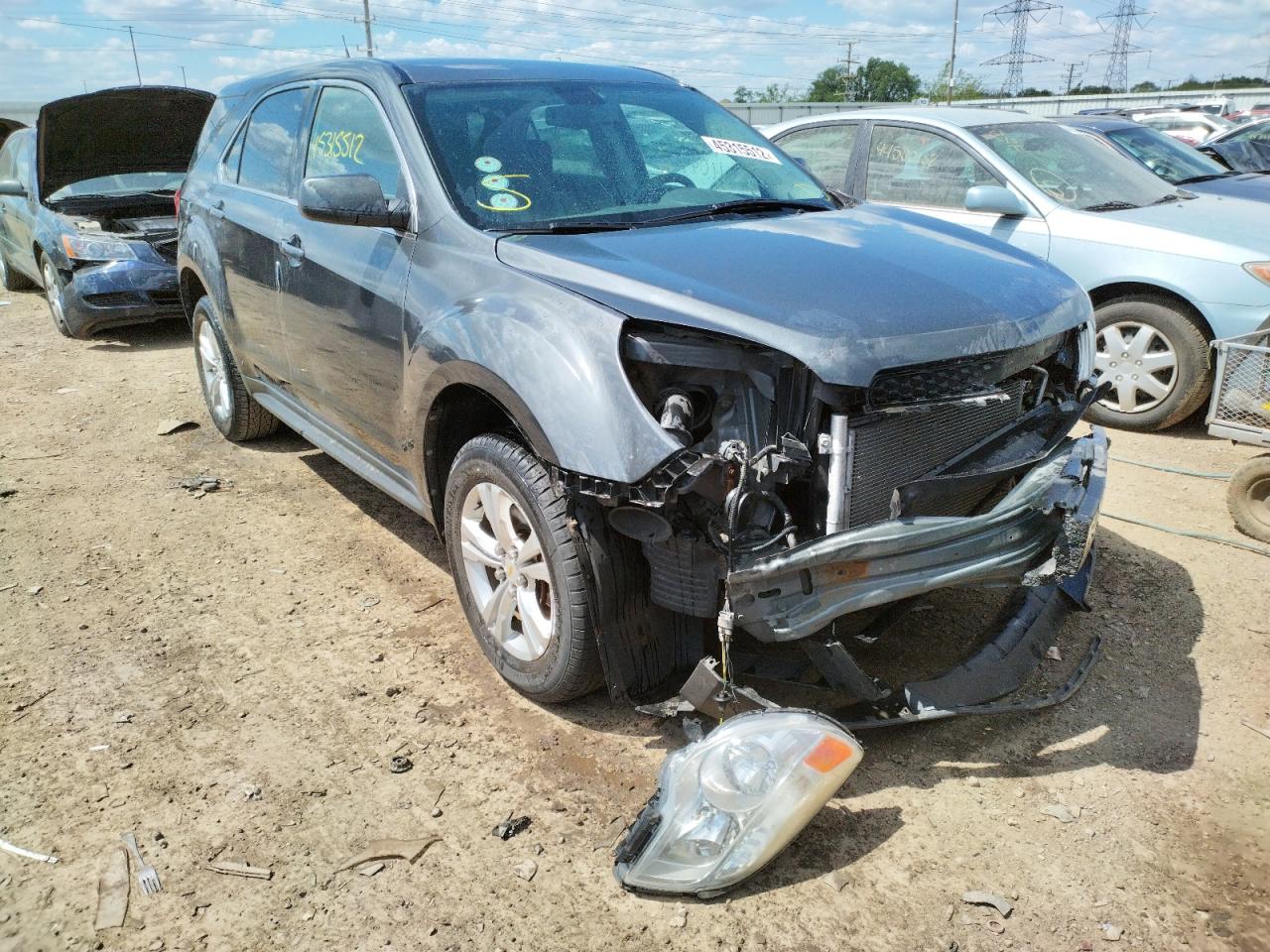 CHEVROLET EQUINOX LS 2011 with VIN 2GNALBEC5B1146855 - Photo from auction