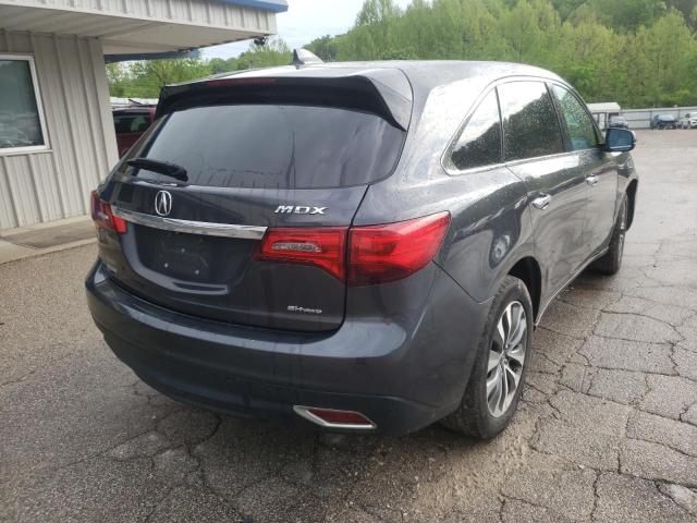 Photo 4 from auction – 2016 ACURA MDX TECHNO with VIN 5FRYD4H44GB046253