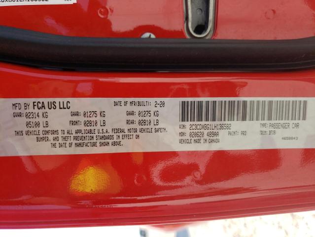 Photo 10 from auction – 2020 DODGE CHARGER SX with VIN 2C3CDXBG1LH136582