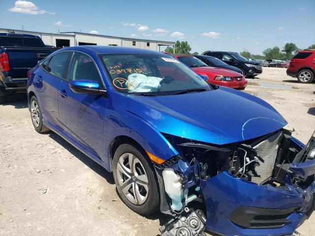 Photo 1 from auction – 2018 HONDA CIVIC LX with VIN 19XFC2F52JE039715