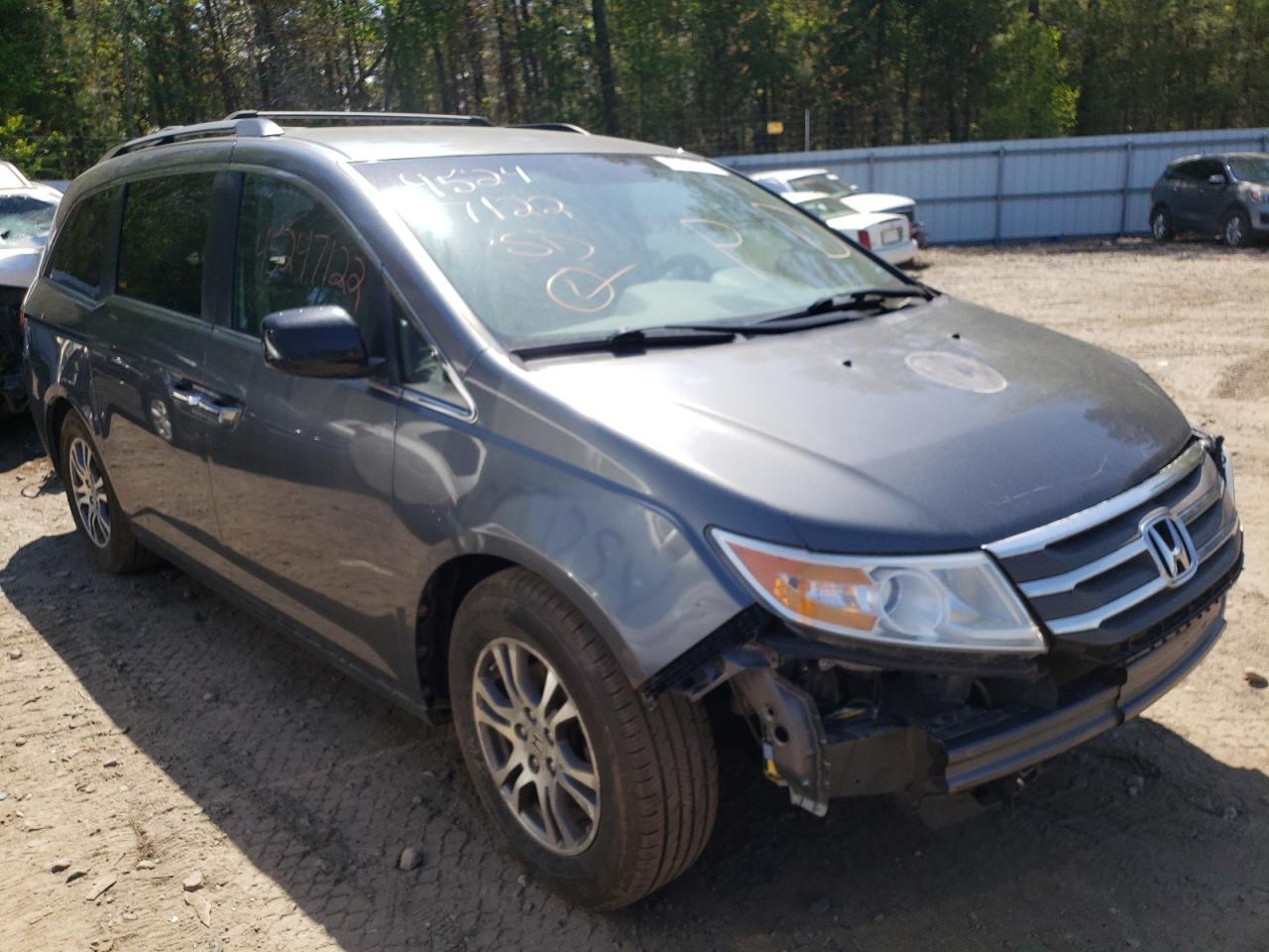 HONDA ODYSSEY EX 2012 with VIN 5FNRL5H45CB046237 - Photo from auction