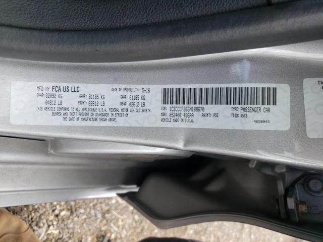 Photo 10 from auction – 2016 CHRYSLER 200 LX with VIN 1C3CCCFB6GN188670