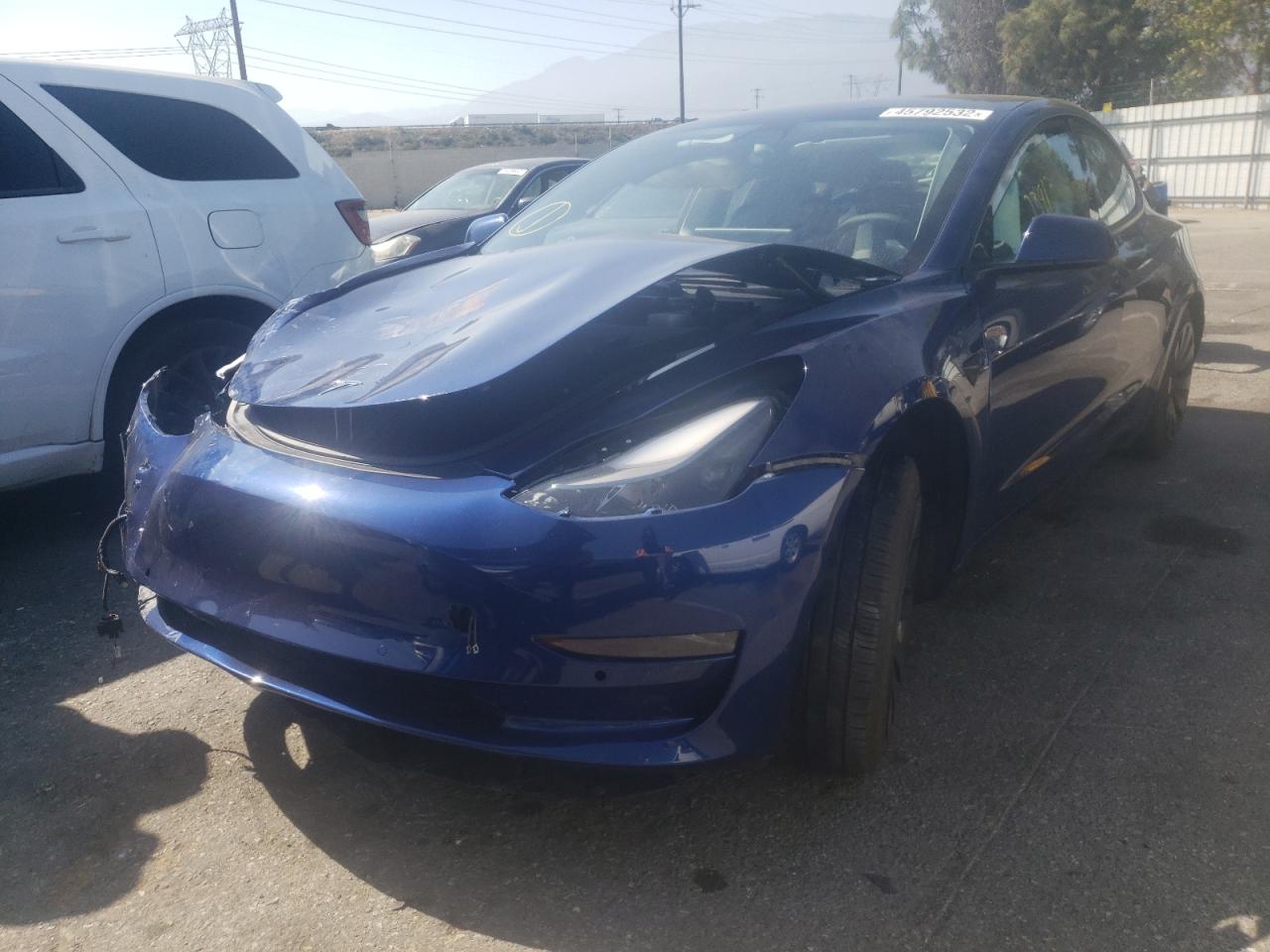 Photo 2 from auction – 2021 TESLA MODEL 3 with VIN 5YJ3E1EA9MF940181