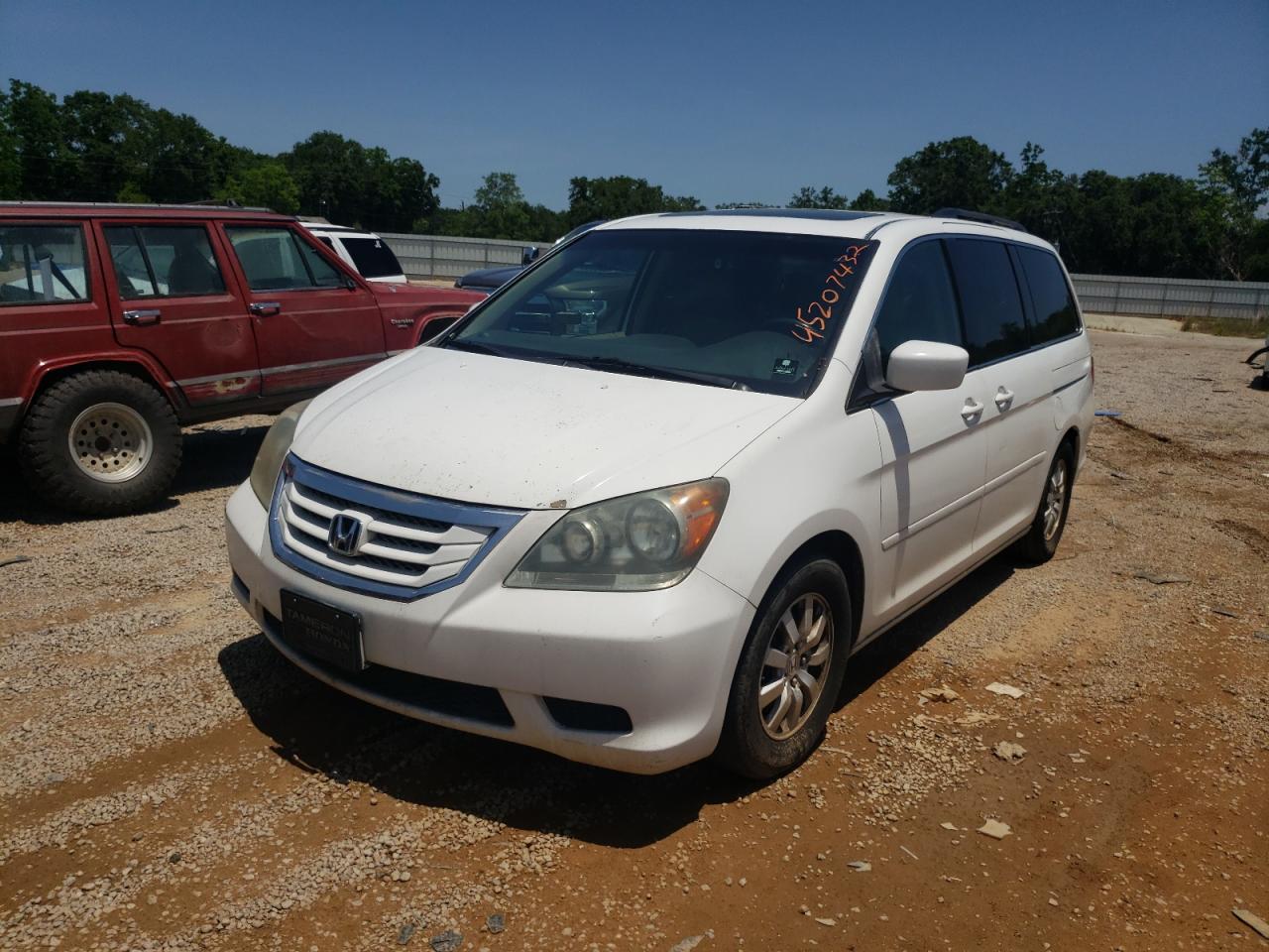 Photo 2 from auction – 2008 HONDA ODYSSEY EX with VIN 5FNRL38778B096191