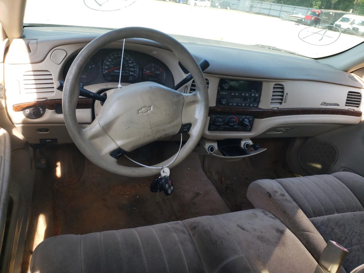 Photo 9 from auction – 2001 CHEVROLET IMPALA with VIN 2G1WF55E019275703
