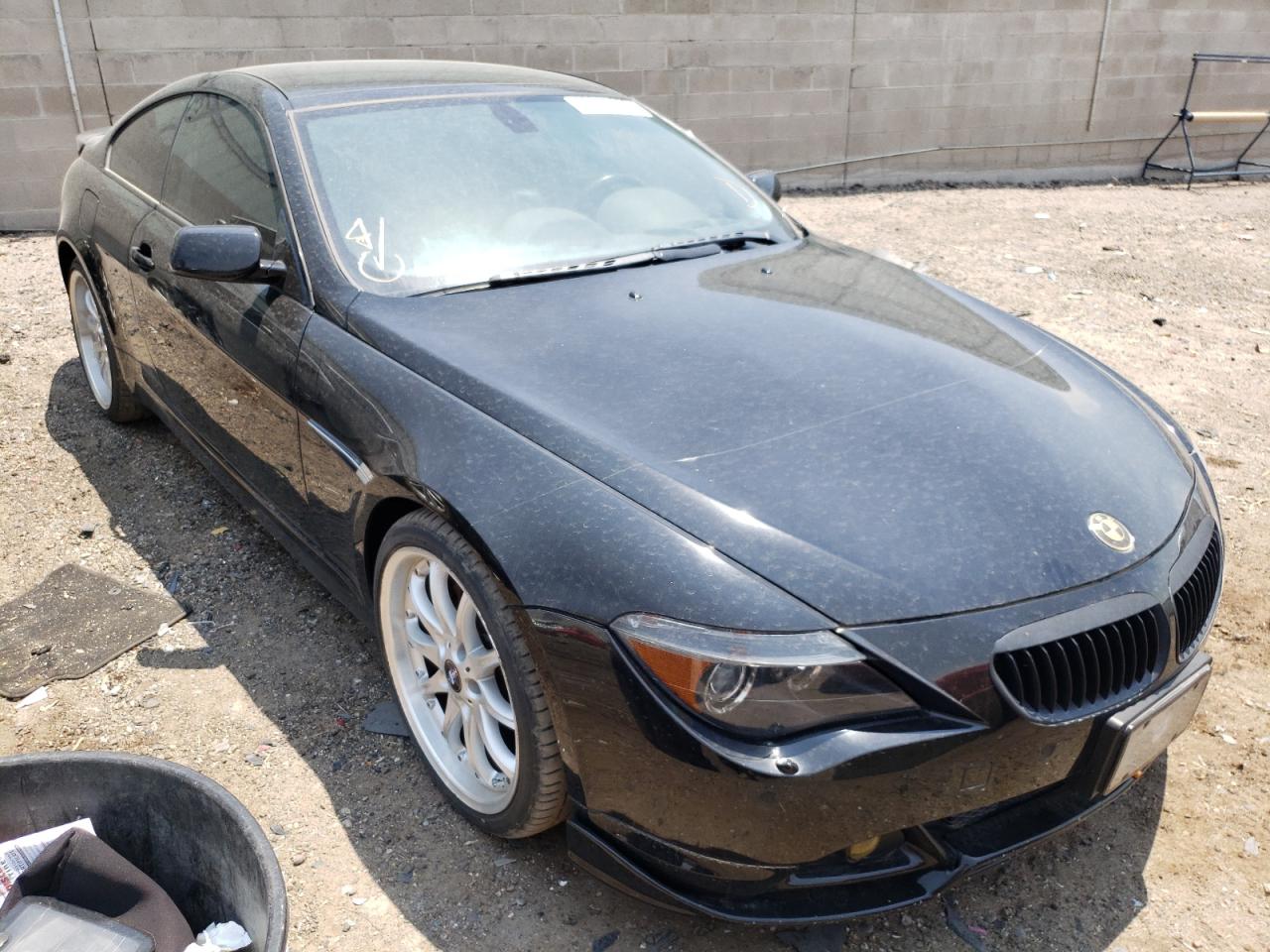BMW 650 I 2006 with VIN WBAEH134X6CR46078 - Photo from auction