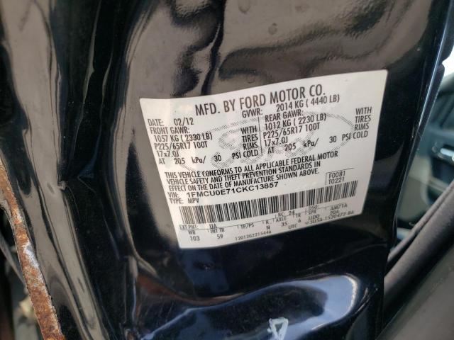 Photo 10 from auction – 2012 FORD ESCAPE LIM with VIN 1FMCU0E71CKC13857