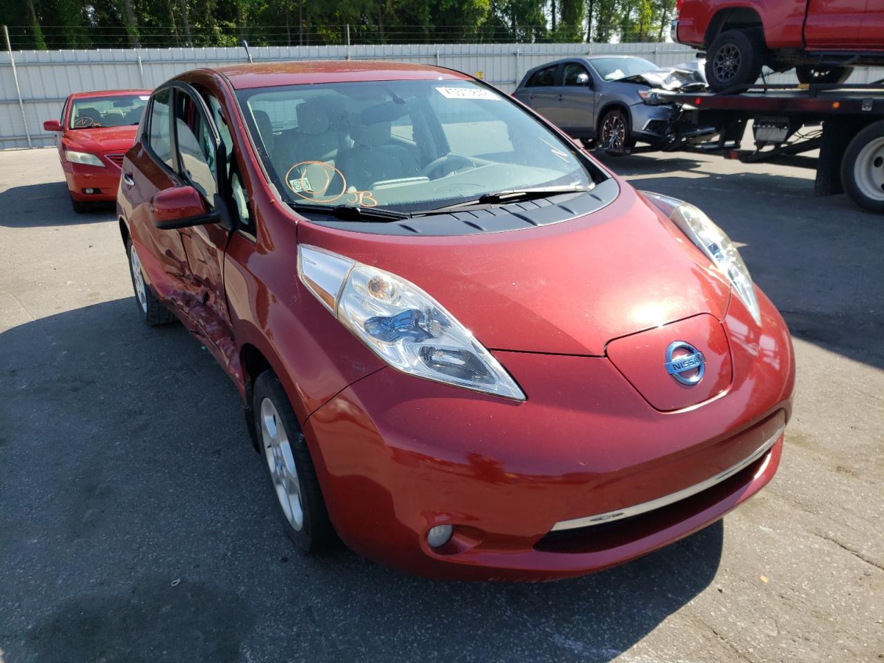 Photo 1 from auction – 2013 NISSAN LEAF S with VIN 1N4AZ0CP6DC411805