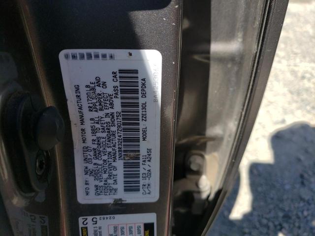 Photo 10 from auction – 2007 TOYOTA COROLLA CE with VIN 1NXBR32E47Z901752