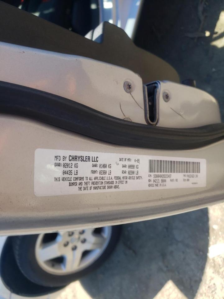 Photo 10 from auction – 2009 DODGE CALIBER SX with VIN 1B3HB48A29D233497