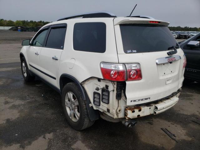 Photo 3 from auction – 2009 GMC ACADIA SLE with VIN 1GKEV13D89J194770