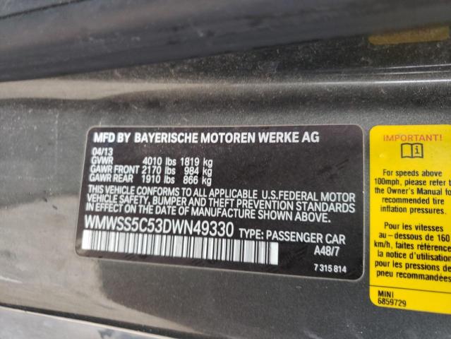 Zdjęcie 10 z aukcji – 2013 MINI COOPER S P z VIN WMWSS5C53DWN49330