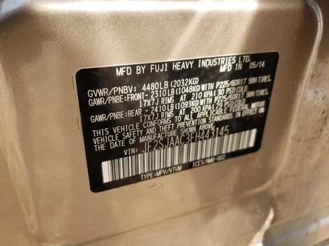 Photo 10 from auction – 2015 SUBARU FORESTER 2 with VIN JF2SJAAC3FH443145