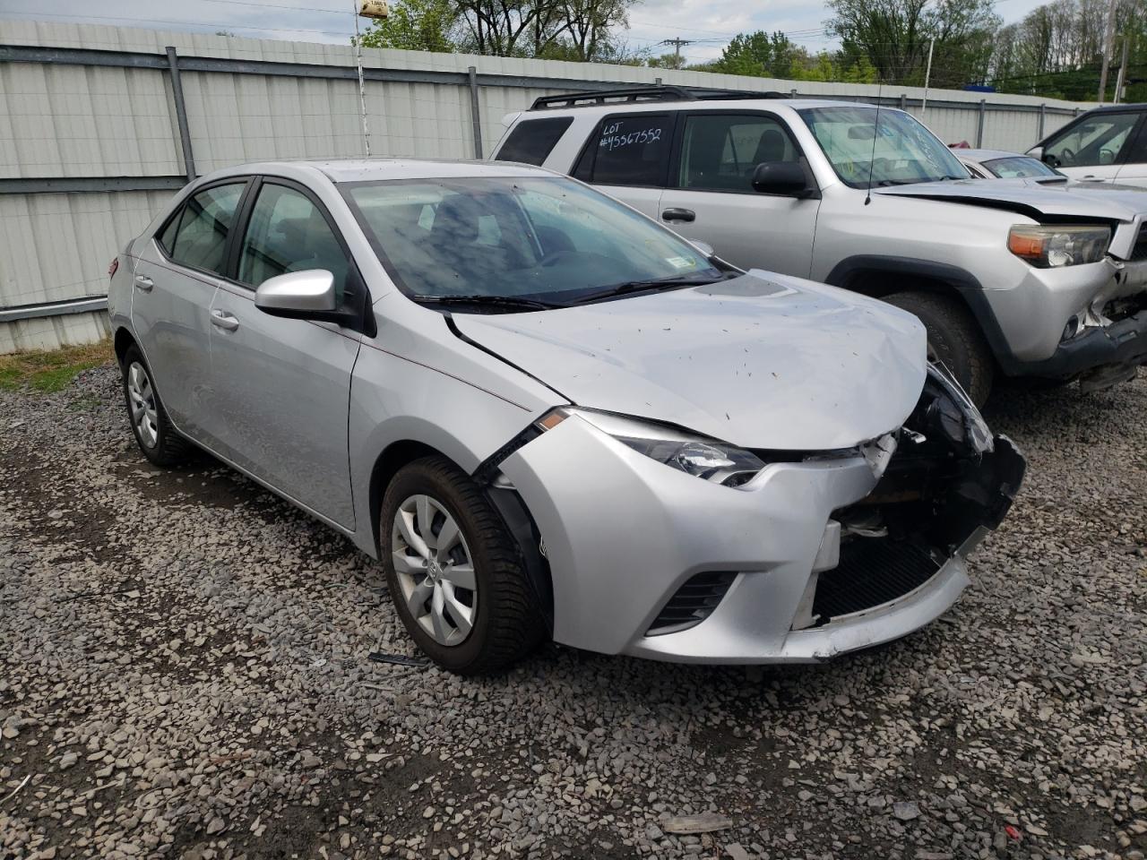 TOYOTA COROLLA L 2015 with VIN 2T1BURHE4FC406556 - Photo from auction