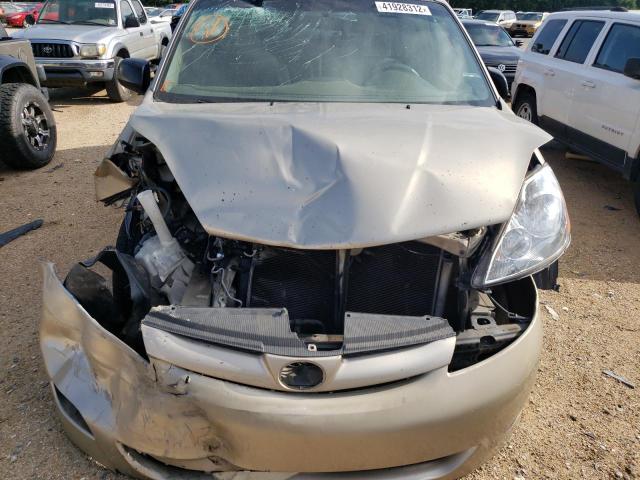 Photo 9 from auction – 2009 TOYOTA SIENNA CE with VIN 5TDZK23C09S252540