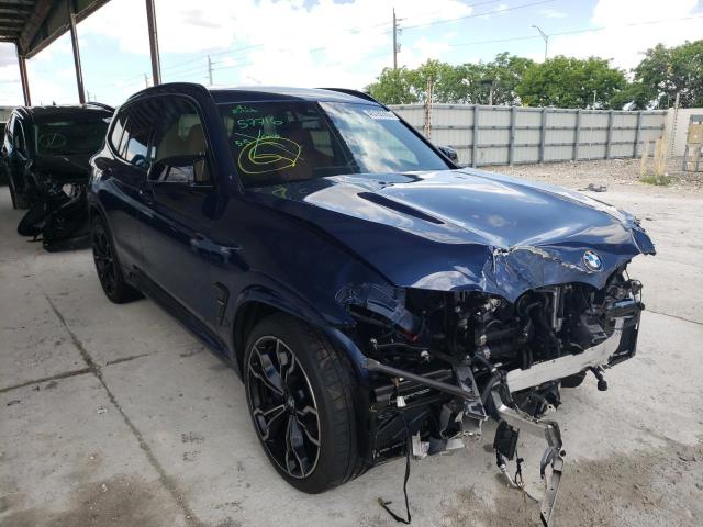 BMW X3 M COMPE 2021 with VIN 5YMTS0C03M9H77707 - Photo from auction