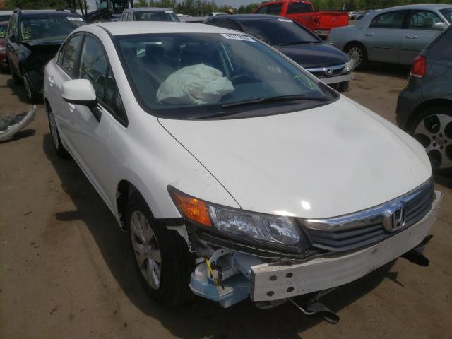 HONDA CIVIC LX 2012 with VIN 2HGFB2F57CH590797 - Photo from auction