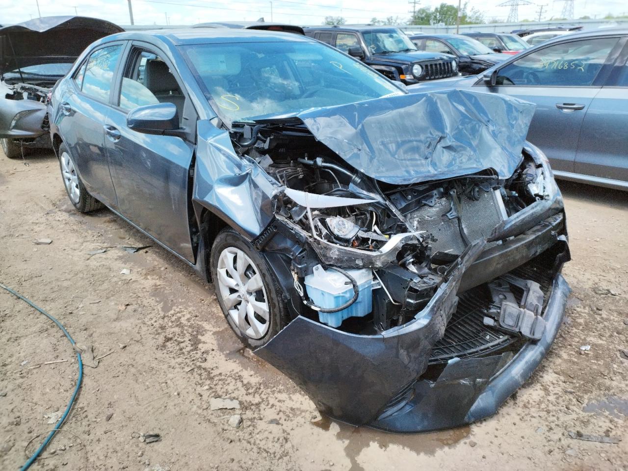 TOYOTA COROLLA L 2015 with VIN 2T1BURHE7FC425344 - Photo from auction