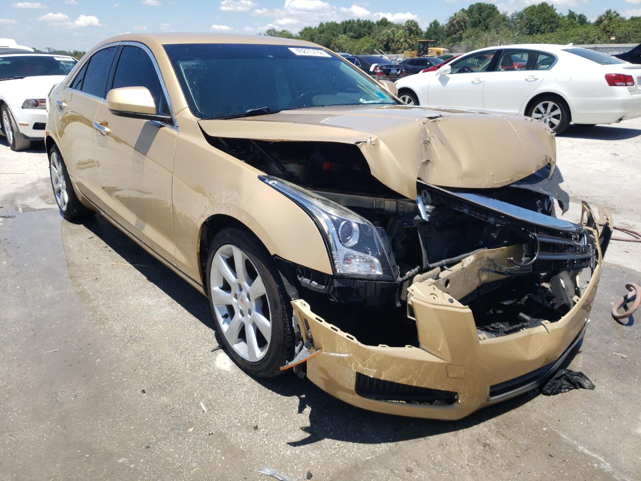 CADILLAC ATS 2013 with VIN 1G6AA5RXXD0129628 - Photo from auction