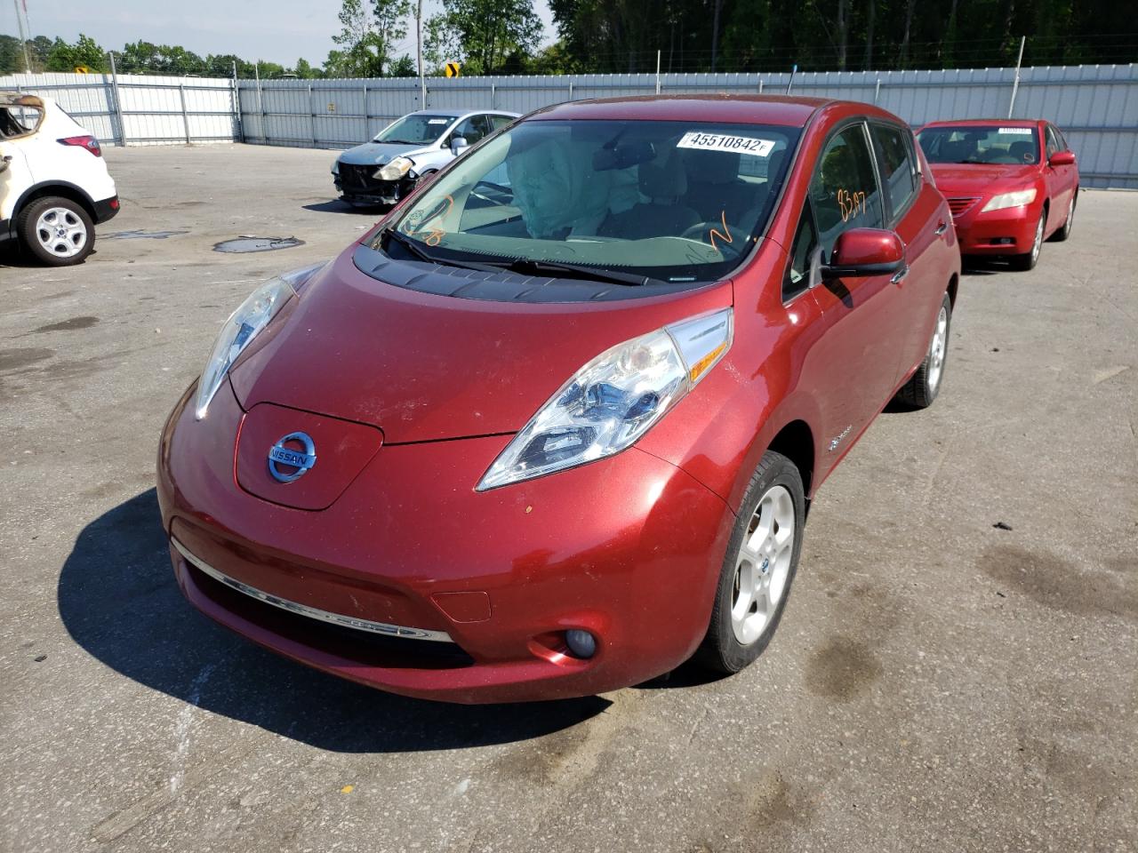 Photo 2 from auction – 2013 NISSAN LEAF S with VIN 1N4AZ0CP6DC411805