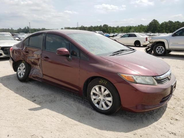 HONDA CIVIC LX 2012 with VIN 2HGFB2F56CH606925 - Photo from auction